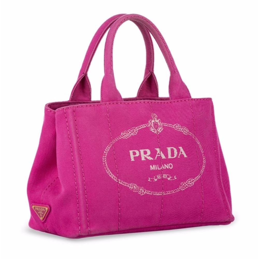 Prada canapa 2 way bag